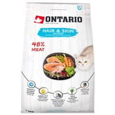 Ontario Krmivo Cat Hair & Skin 2kg