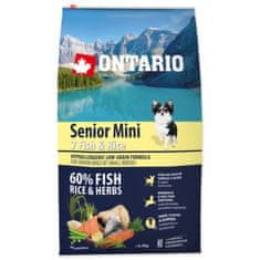 Ontario Krmivo Senior Mini Fish & Rice 6,5kg