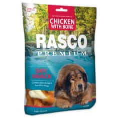 RASCO Pochoutka Premium kuřecím obalené kosti 230g