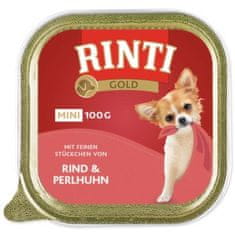 Rinti Vanička Gold Adult Mini hovězí a perlička 100g