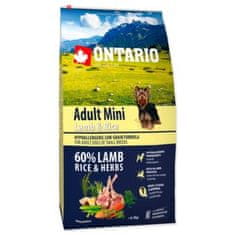 Ontario Krmivo Adult Mini Lamb & Rice 6,5kg