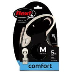 Flexi Vodítko New Comfort páska M černé 5m