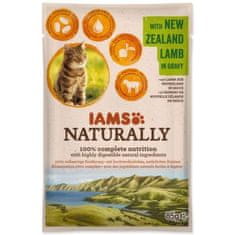 IAMS Kapsička Naturally Adult jehněčí v omáčce 85g