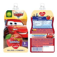 Hami Disney Cars ovocná kapsička Šampionů Jablíčko 110 g, 9+