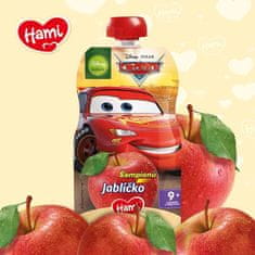 Hami Disney Cars ovocná kapsička Šampionů Jablíčko 110 g, 9+