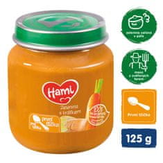 Hami Příkrm masozeleninový Zelenina s králíkem od uk 4. měsíce 125g