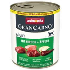 Animonda Konzerva Gran Carno Adult s jelenem a jablky 800g