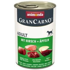 Animonda Konzerva Gran Carno Adult s jelenem a jablky 400g