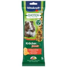 Vitakraft Tyčinky Emotion Kracker morče, s ovocem 2ks