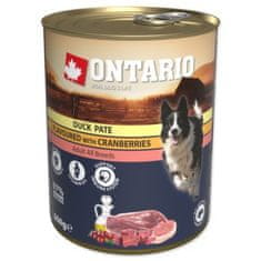 Ontario Konzerva kachna s brusinkami, paté 800g