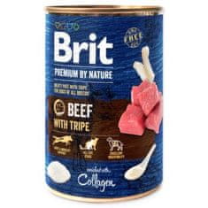 Brit Konzerva Premium by Nature hovězí s dršťkami 400g