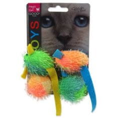 Magic cat Hračka myš a koule s catnip 5cm 4ks