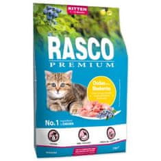 RASCO Krmivo Premium Kitten kuře s borůvkou 2kg