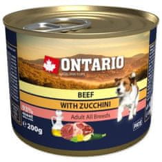 Ontario Konzerva hovězí s cuketou 200g