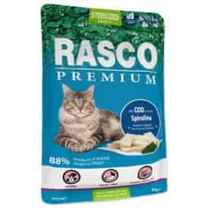 RASCO Kapsička Premium Sterilized treska se spirulinou 85g