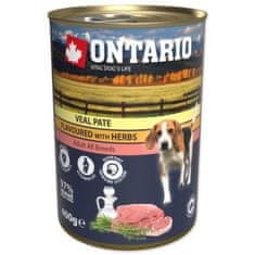 Ontario Konzerva telecí s bylinkami, paté 400g