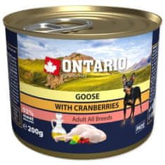 Ontario Konzerva husa s brusinkami 200g