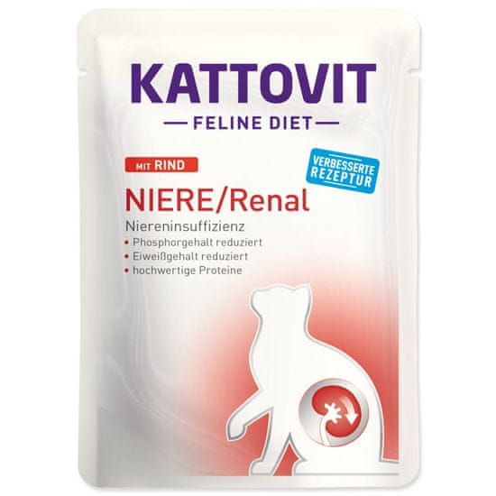 Kattovit Kapsička Renal hovězí 85g