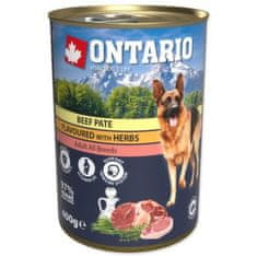 Ontario Konzerva hovězí s bylinkami, paté 400g