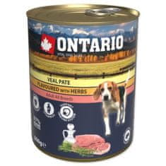 Ontario Konzerva telecí s bylinkami, paté 800g