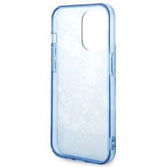 Guess GUHCP14LHGPLHB hard silikonové pouzdro iPhone 14 PRO 6.1" blue Porcelain Collection