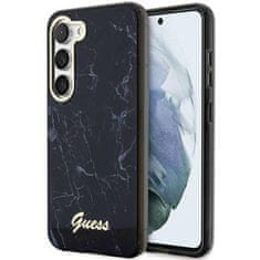 Guess GUHCS23MPCUMAK hard silikonové pouzdro Samsung Galaxy S23 PLUS 5G black Marble 