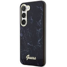 Guess GUHCS23MPCUMAK hard silikonové pouzdro Samsung Galaxy S23 PLUS 5G black Marble 