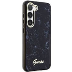 Guess GUHCS23MPCUMAK hard silikonové pouzdro Samsung Galaxy S23 PLUS 5G black Marble 