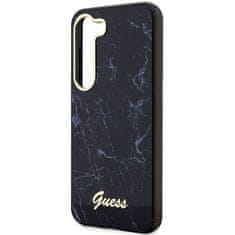 Guess GUHCS23MPCUMAK hard silikonové pouzdro Samsung Galaxy S23 PLUS 5G black Marble 