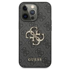 Guess GUHCP13X4GMGGR hard silikonové pouzdro iPhone 13 Pro MAX 6.7" gray 4G kovové logo