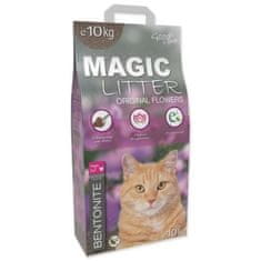 Magic cat Kočkolit Magic Litter Bentonite Original Flowers 10kg