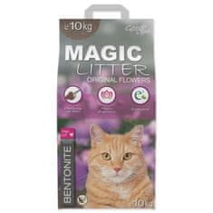 Magic cat Kočkolit Magic Litter Bentonite Original Flowers 10kg