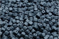 Kraftika 40 ks matte black cube seed cube beads české sklo 4mm