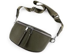 Kraftika 1ks zelená kabelka crossbody 22x16 cm, ledvinky