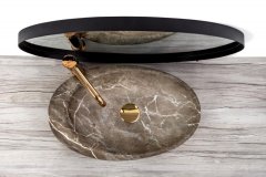 REA Umyvadlo na desku roxy b stone nature 48,7x30,7 (REA-U6650)