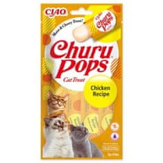 Inaba Pochoutka Churu Pops kuře 4x15g