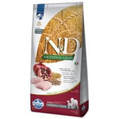 N&D Krmivo Dog Senior Medium & Maxi Ancestral Grain Chicken, Spelt, Oats & Pomegranate 12kg