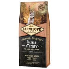 Carnilove Dog Salmon & Turkey for LB Puppies 12kg