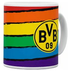 FotbalFans Hrnek Borussia Dortmund, duhový, 300 ml