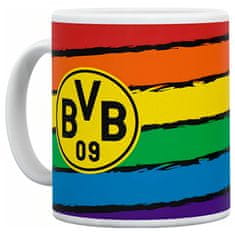 FotbalFans Hrnek Borussia Dortmund, duhový, 300 ml