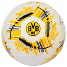 FotbalFans Fotbalový míč Borussia Dortmund, bílý, vel. 5