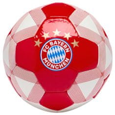 FotbalFans Fotbalový míč FC Bayern Mnichov, červeno-bílý, vel. 1