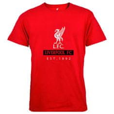 FotbalFans Tričko Liverpool FC, červené, bavlněné | XL