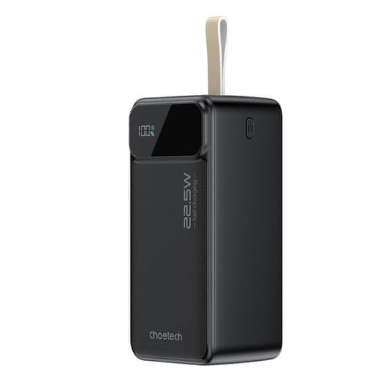 Choetech B732 Power Bank 50000mAh 2x USB / USB-C 22.5W, černý