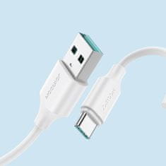 Joyroom Nabíjecí datový kabel USB / USB-C 3A 1m Joyroom Bílý