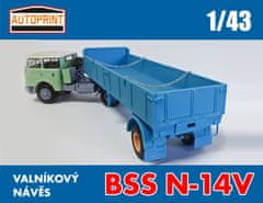 AUTOPRINT Stavebnice - Návěs BSS N-14V AUTOPRINT 1:43