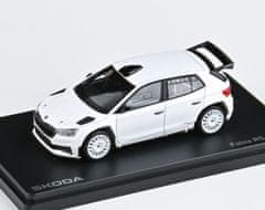 Abrex Škoda Fabia IV RS Rally2 (2022) Bílá - asfaltová kola Abrex 1:43