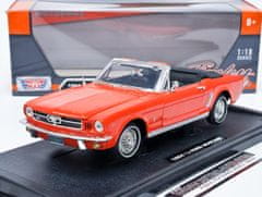 Motor Max Ford Mustang Cabriolet (1964) Orange Motormax 1:18