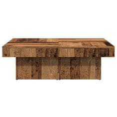 Vidaxl Konferenční stolek old wood 90 x 90 x 28 cm kompozitní dřevo