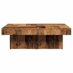 Vidaxl Konferenční stolek old wood 90 x 90 x 28 cm kompozitní dřevo